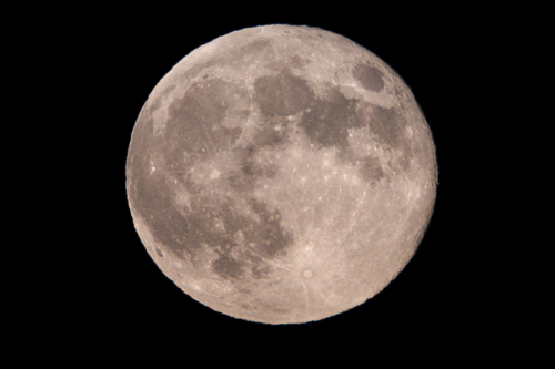Oct. 17, 2024 Super Moon over Casco bay. (photo by Troy R. Bennett)